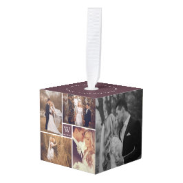 Adorno Cúbico Boda de vacaciones de líneas de cuadrícula minimal