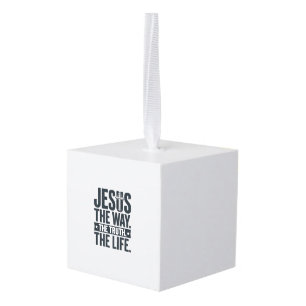 Adorno Cúbico Camiseta Cristiana Jesús El Camino La Verdad La Vi