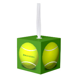 Adorno Cúbico Canción de cubo de tenis