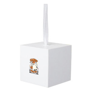 Adorno Cúbico Cazador de dulces Halloween Fantasma Calabaza Cube