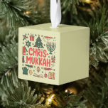 Adorno Cúbico Chrismukkah Hanukkah Navidades judío Religioso<br><div class="desc">Chrismukkah Hanukkah Navidades judío Religioso</div>