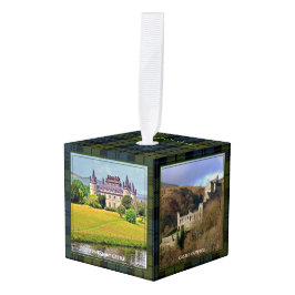 Adorno Cúbico Clan escocés Campbell Castles Tartan Xmas