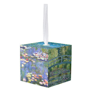 Adorno Cúbico Claude Monet Water Lilies Masterpieces Selección