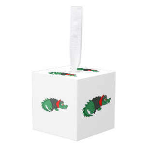 Adorno Cúbico Cocodrilo de vampiros