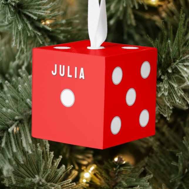 Adorno Cúbico Coleccionable de Navidad Bunco (Árbol)