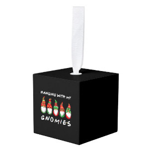 Adorno Cúbico Colgar con mis Navidades de Gnomies Gnome