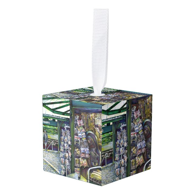 Adorno Cúbico ¿Cómo Una Imagen, Inimaginativa? (Anverso en perspectiva)