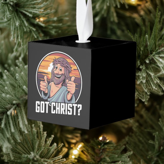 Adorno Cúbico Consiguió a Buddy un Cristo Navidades Jesús Religi (Árbol)