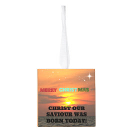 Adorno Cúbico Cristo, nuestro salvador nació hoy