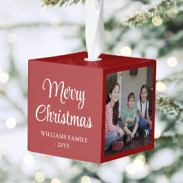 Adorno Cúbico Cualquier texto 3 foto simple Minimalista moderno 