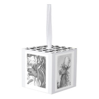 Adorno Cúbico Cubo de caracteres de unicornio
