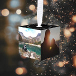 Adorno Cúbico Cubo de foto<br><div class="desc">Personaliza con tu foto y texto en la parte superior</div>
