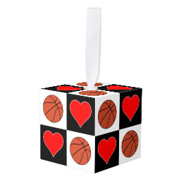 Adorno Cúbico Deportes de un jugador de baloncesto o entrenador