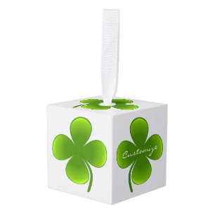 Adorno Cúbico Día de San Patricio Shamrock Thunder_Cove