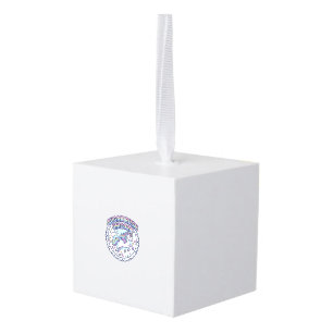 Adorno Cúbico Diseño de regalo divertido y lindo unicornio Rush