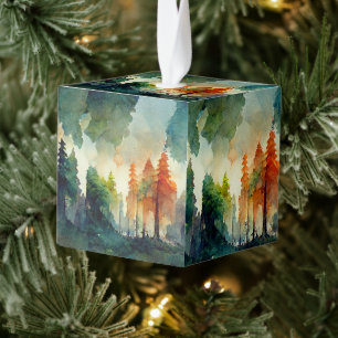 Adorno Cúbico El bosque (naturaleza)