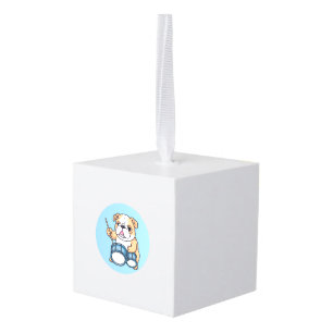 Adorno Cúbico El Bulldog Bateria Ritmos y Bulldog Grooves