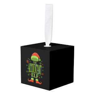 Adorno Cúbico Elf, Navidades contables