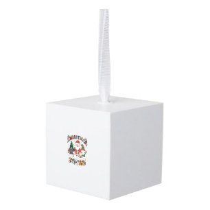 Adorno Cúbico Equipo de Navidad Santa Gnomos Muñecos de Nieve Le