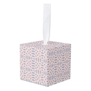 Adorno Cúbico forma circular patrón transparente