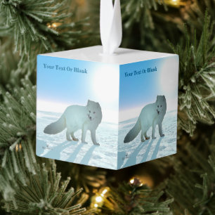 Adorno Cúbico Fox ártica