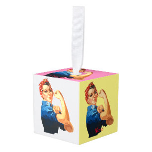 Adorno Cúbico Fuerte Thunder_Cove feminista