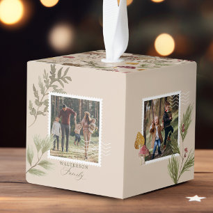 Adorno Cúbico Galería fotográfica de Watercolor Woodsy Mushrooms