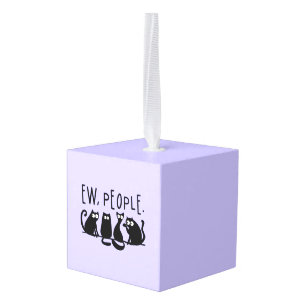 Adorno Cúbico Gente Asquerosa Gatos Divertidos Gatos Negros 