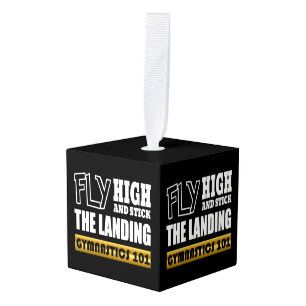 Adorno Cúbico Gimnasia 101 Mosca de altura - Gimnasta Bar