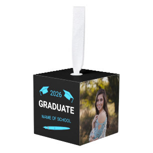 Adorno Cúbico Graduación Personalizada de la Escuela Universitar