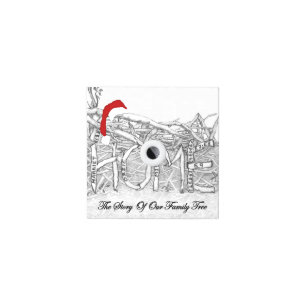 Adorno Cúbico HOGAR La Historia De Nuestro Árbol Familiar Águila