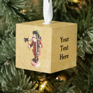 Adorno Cúbico "Hombre fumador" alemán