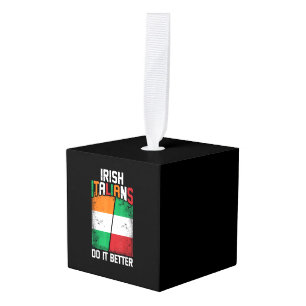 Adorno Cúbico Italianos irlandeses divertidos y irlandeses lo ha