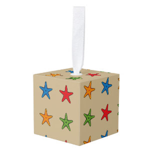 Adorno Cúbico Juego de Starfish Personalizado de color