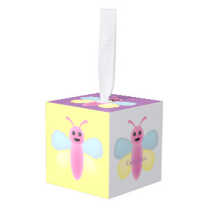 Adorno Cúbico Kawaii Bee Thunder_Cove multicolor
