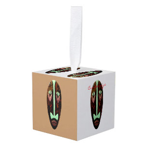 Adorno Cúbico Larga máscara tiki Thunder_Cove