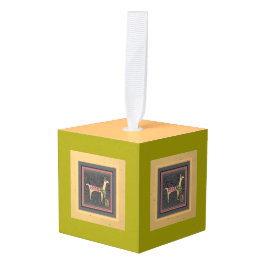 Adorno Cúbico Llama, llama, llama, llama, Navidades caprichosos