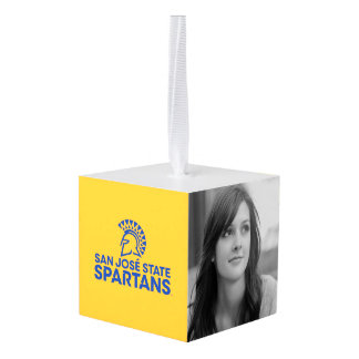 Adorno Cúbico Logotipo Wordmark de Spartans del estado de San