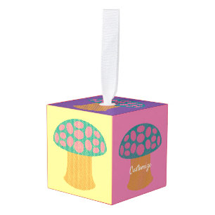 Adorno Cúbico Los hongos rojos de Amanita Thunder_Cove