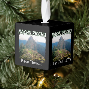 Adorno Cúbico Machu Picchu Perú - Montaña Huayna Picchu