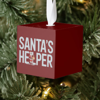 Adorno Cúbico Navidades de Santa Elena