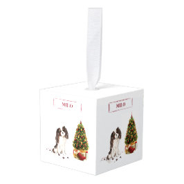 Adorno Cúbico Navidades divertidos de Tri-Color King Charles Spa