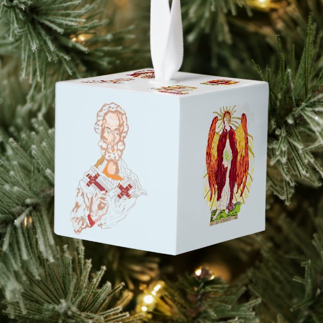 Adorno Cúbico Navidades religiosos de Cube Ornament (Árbol)