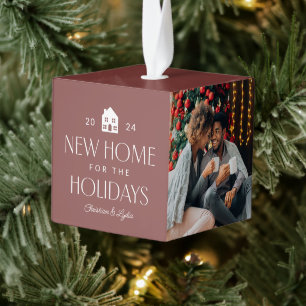 Adorno Cúbico Nuevo hogar para las fiestas de Navidad foto en co