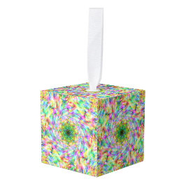 Adorno Cúbico Paint Spray