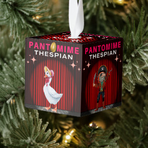 Adorno Cúbico Pantomime Thespians