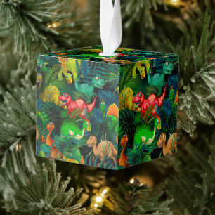 Adorno Cúbico Parque Dinosaur