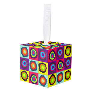 Adorno Cúbico patrón de círculos