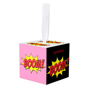 Adorno Cúbico Personalizado Boom Thunder_Cove