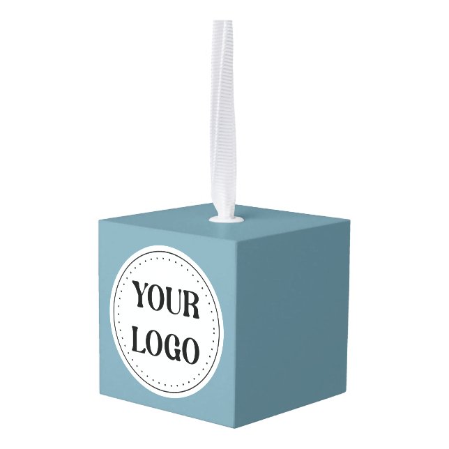 Adorno Cúbico Personalizado, elegante, moderno y mínimo (Reverso en perspectiva)